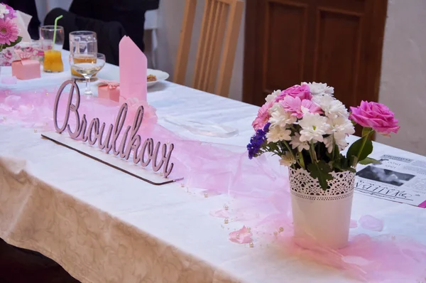 Beautiful Wedding arrangement — Stock Photo, Image