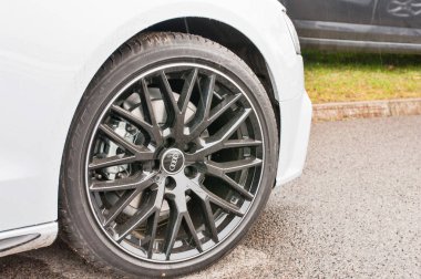  Araba tekerlek yeni Audi quattro closeup
