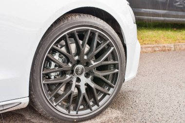  Araba tekerlek yeni Audi quattro closeup