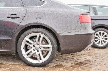  Araba tekerlek yeni Audi quattro closeup