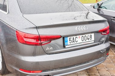 Yeni araba Audi closeup