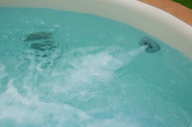 Closeup of hot tub clipart