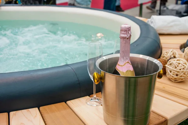 Närbild av bubbelpool — Stockfoto