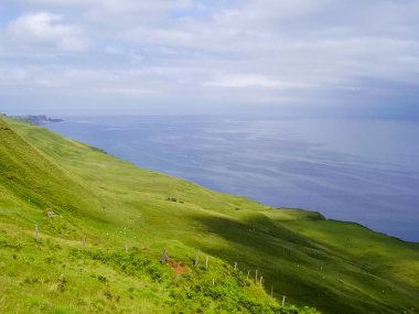 İskoçya kıyı şeridi doğa