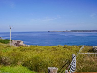 İskoçya kıyı şeridi doğa