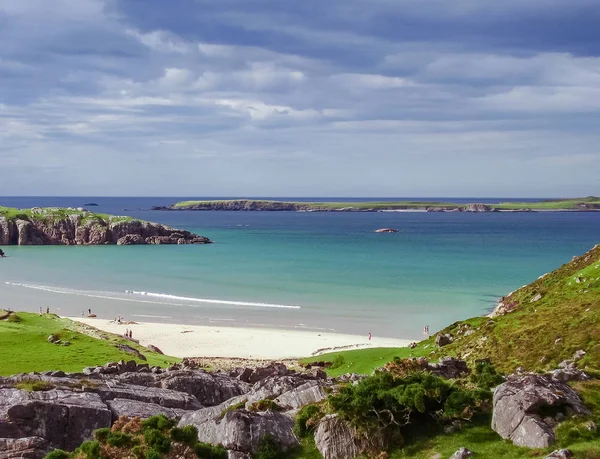 İskoçya kıyı şeridi doğa