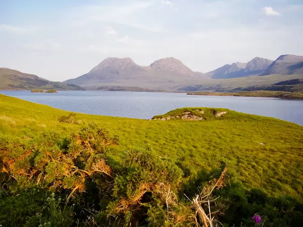İskoçya kıyı şeridi doğa