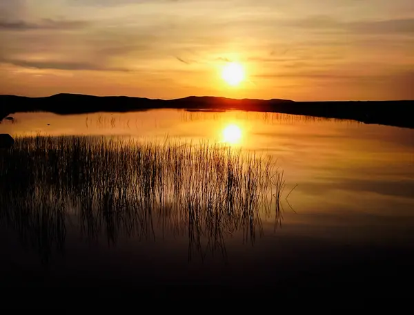 Sonnenuntergang am Meer in Schottland — Stockfoto