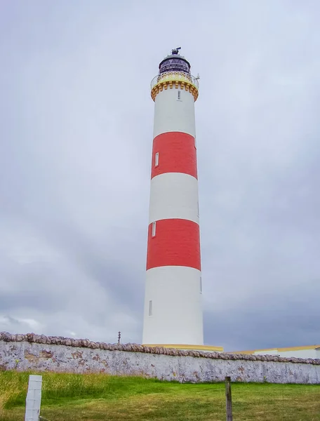 Lighthouse at Neist Point in Scotland, United Kingdom, Europe — Stock Photo, Image