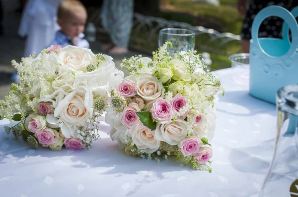 wedding bouquet with roses