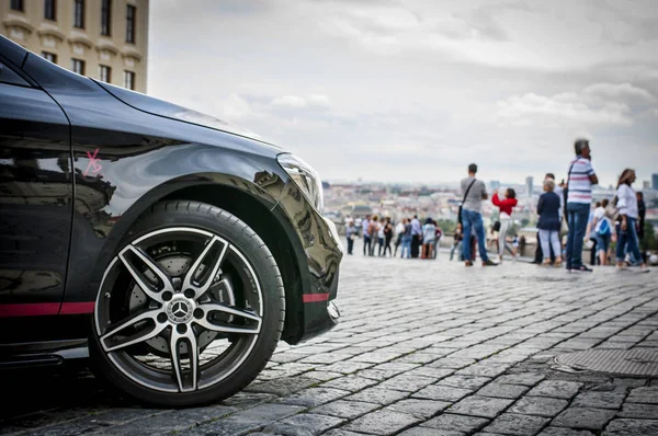 Крупним планом Mercedes Benz Cla — стокове фото