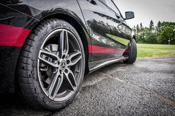 Detailní záběr na Mercedes Benz Cla — Stock fotografie