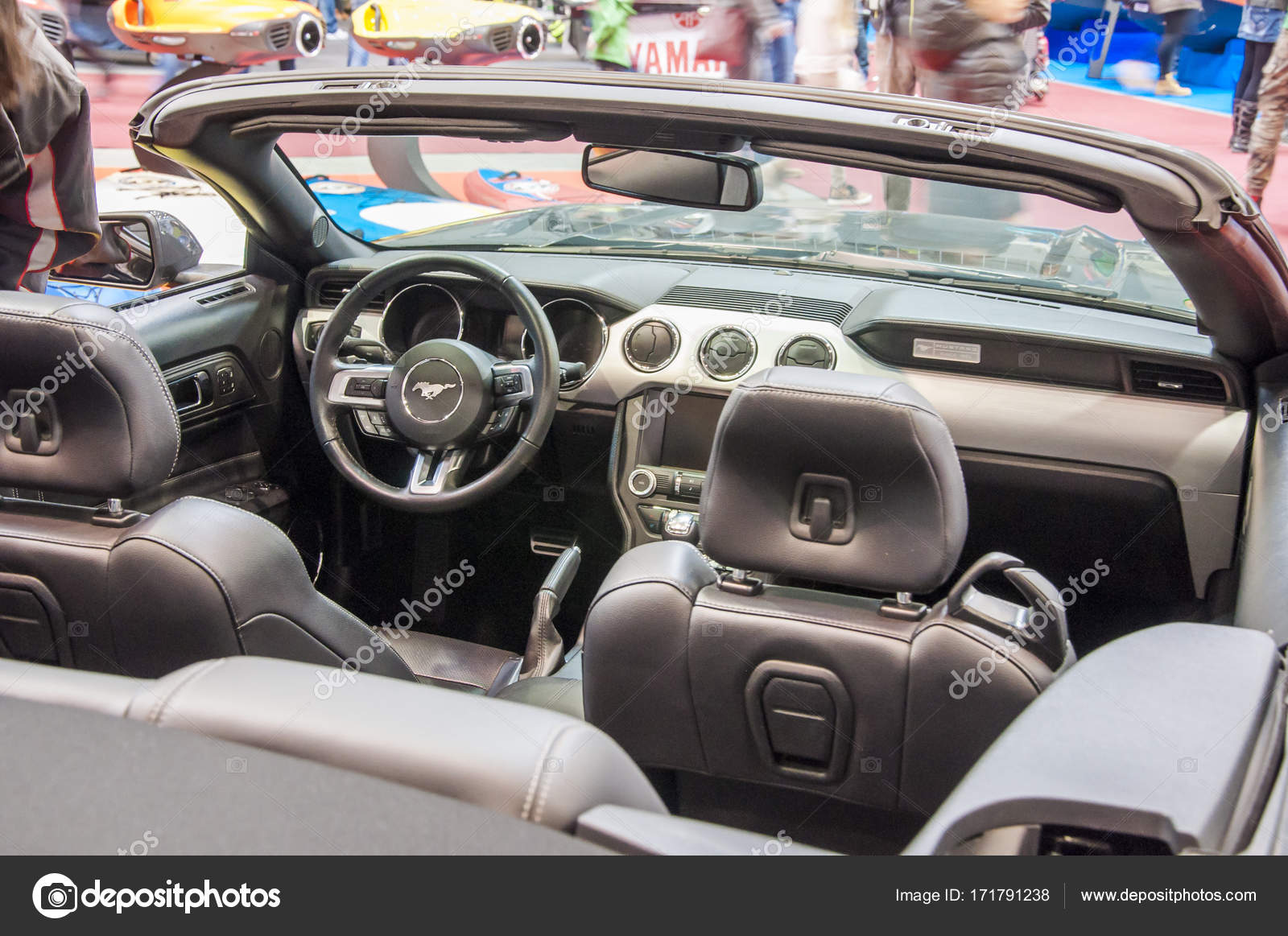 Ford Mustang Cabrio Interior Redaktionelles Stockfoto