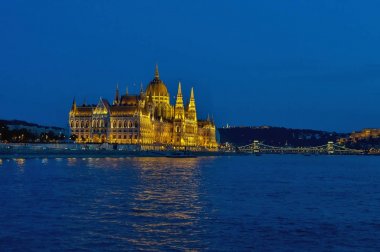 Gece Budapeşte şehir