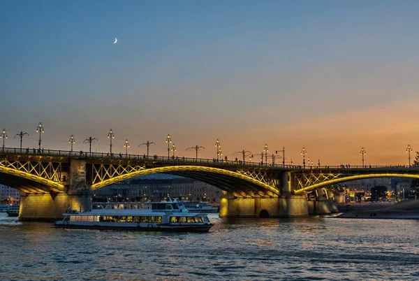 Night Budapest city — Stock Photo, Image