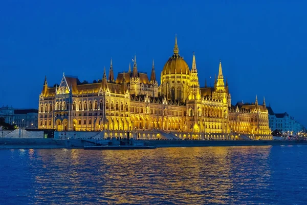 Night Budapest city — Stock Photo, Image