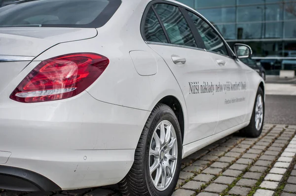 Vista trasera Mercedes Benz C — Foto de Stock