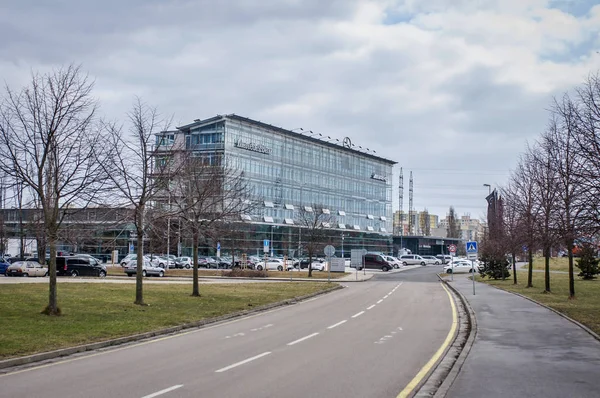 Prague Czech Republic 2018 Mercedes Benz Dealership Prague New Cars — Stock Photo, Image