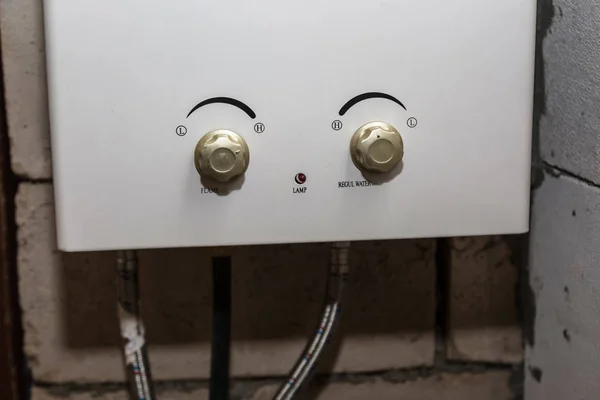 Gas Boiler Wit — Stockfoto