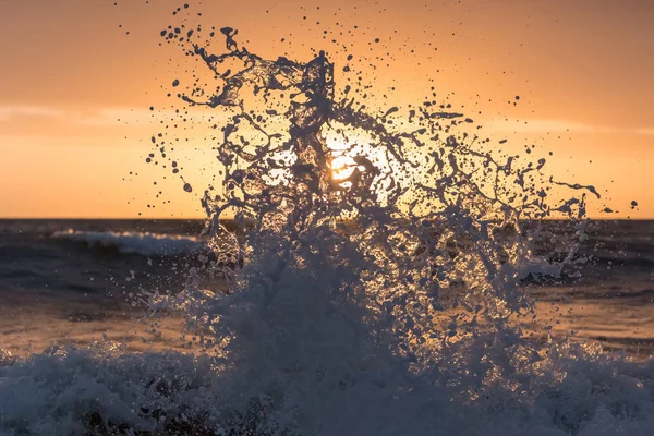 Sea Wave Dawn Sea Seascape — Stock Photo, Image