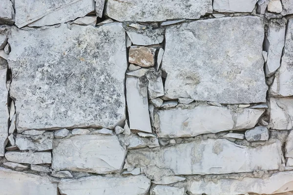 Muro Pietre Selvagge Massoneria Pietra — Foto Stock