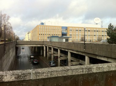 Yeraltı otoyolu, yukarıdan çekiliyor..