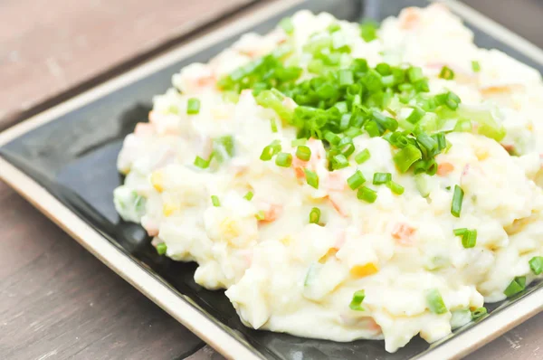 mash potato with vegetable dish