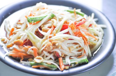 som tam veya baharatlı salata, Tayland gıda