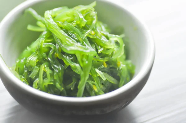 Seaweed salad or Chuka Wakame ,Japanese food — Stock Photo, Image
