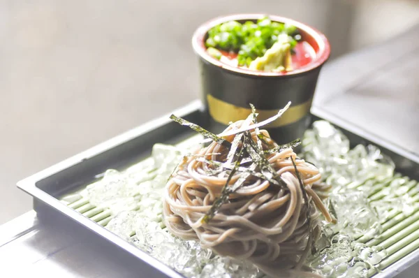 cold soba, cold noodle in Japanese food