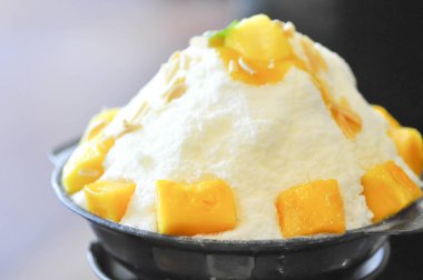 Mango bingsu çanak