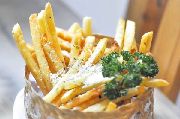 French fries dish — Stock Photo, Image