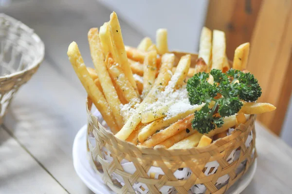 French fries dish — Stock Photo, Image