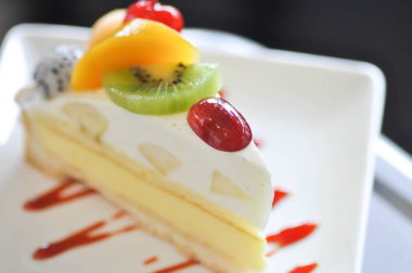 meyve tart veya meyveli kek