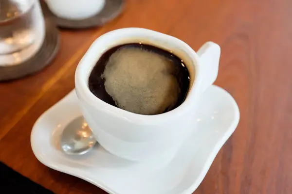 Americano lub gorącej kawy — Zdjęcie stockowe