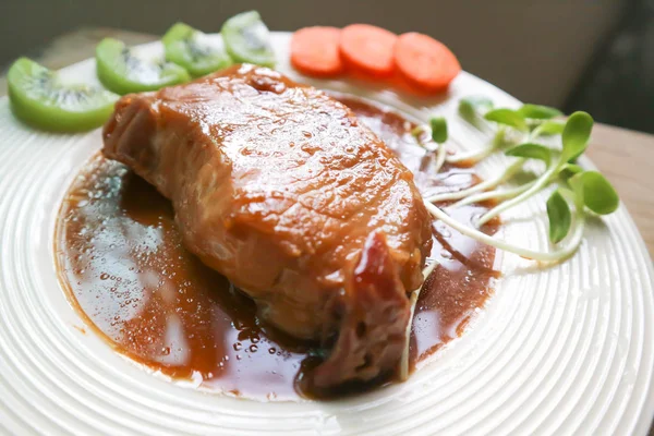 Carne de porc sau friptură de porc — Fotografie, imagine de stoc