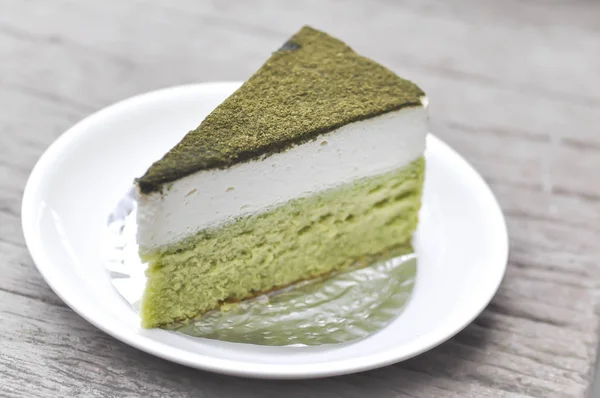 Pastel de té verde —  Fotos de Stock