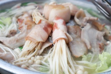 domuz etinin kavurma