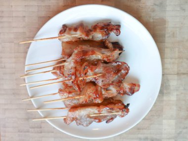 ızgara domuz eti veya domuz Barbekü 