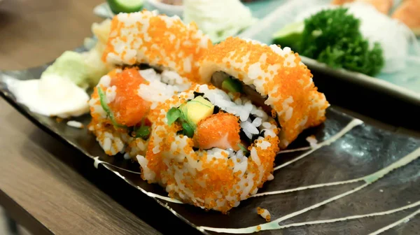 California maki veya Japon rulo — Stok fotoğraf