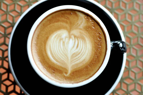 Koffie Hete Koffie Warme Cappuccino — Stockfoto