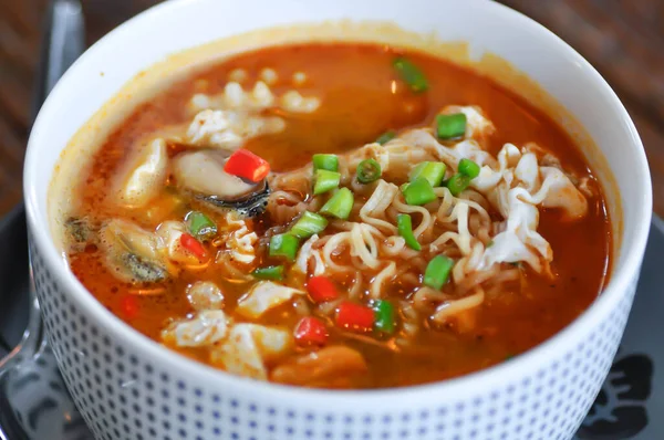 Noodles Seafood Noodle Spicy Noodles — Stock Photo, Image