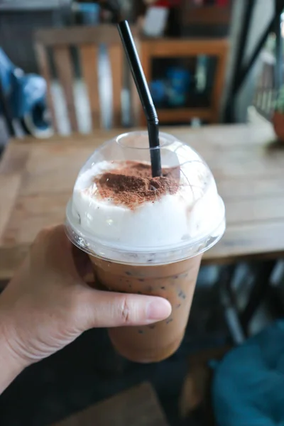 アイスコーヒーアイスラテアイスカプチーノ — ストック写真