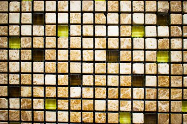 Cam karelerden bir duvar. Kare arkaplanı.