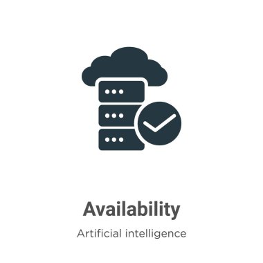 Beyaz arkaplanda kullanılabilirlik vektör simgesi. Mobil konsept ve web uygulamaları tasarımı için modern büyük veri koleksiyonundan düz vektör erişilebilirlik simgesi işareti.