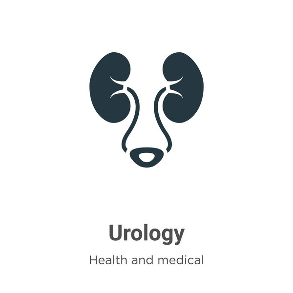 Urology vector icon on white background. Flat vector urology icon symbol sign from modern health and medical collection for mobile concept and web apps design.