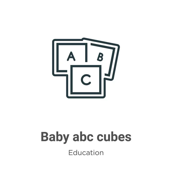 Baby Abc Cubes Iconストックベクター ロイヤリティフリーbaby Abc Cubes Iconイラスト Depositphotos