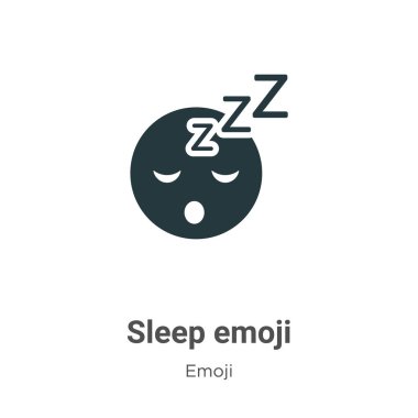 Sleep emoji vector icon on white background. Flat vector sleep emoji icon symbol sign from modern emoji collection for mobile concept and web apps design. vector Sleep emoji vector icon on white background. Flat vector sleep emoji icon symbol sign from modern emoji collection for mobile concept and web apps design. vector