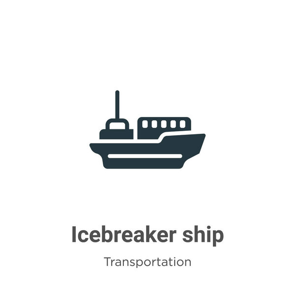 Вектор иконок ледокола корабля на белом фоне. Знак символа плоского векторного ледокола корабля из современной коллекции транспортных средств для разработки мобильных концепций и веб-приложений
.