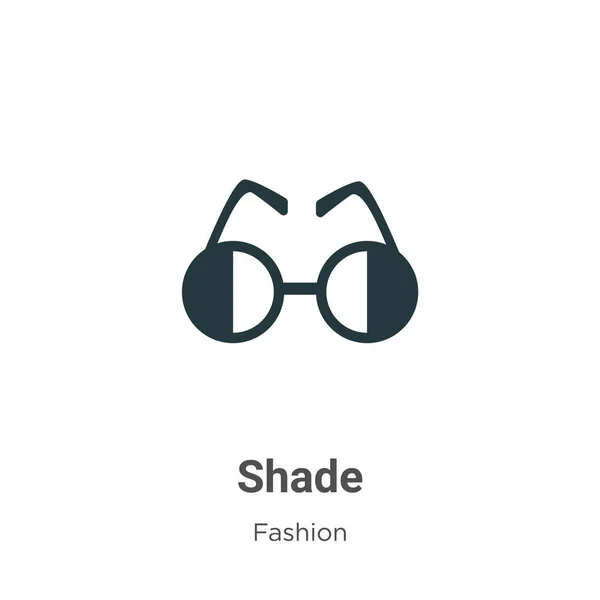 Shade Vector Icon White Background Flat Vector Shade Icon Symbol — Stock Vector